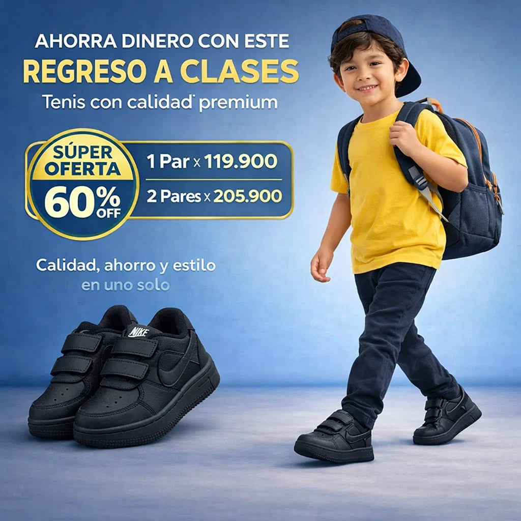 TENIS ONE I REGRESO A CLASES CON SÚPER OFERTA 60%OFF!