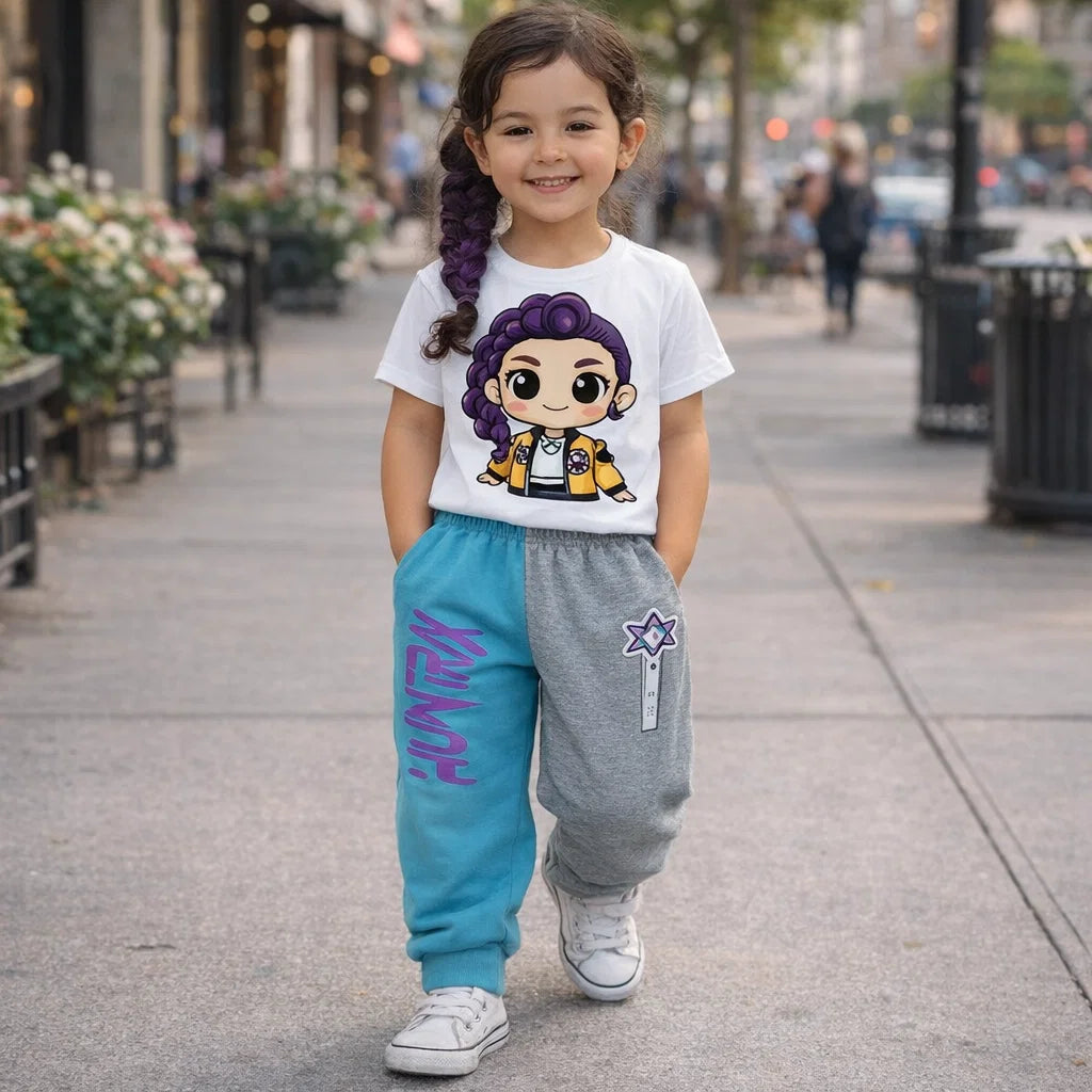 Conjunto jogger-croptop KPOP I INICIA EL AÑO CON NUEVO OUTFIT