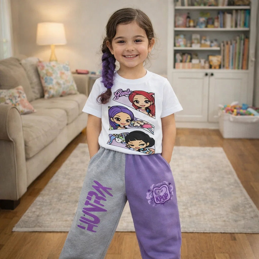 Conjunto jogger-croptop KPOP I INICIA EL AÑO CON NUEVO OUTFIT