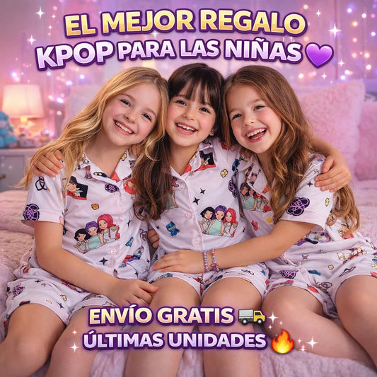 Pijama oficial KPop – Comodidad y estilo que brillan hasta en tus sueños