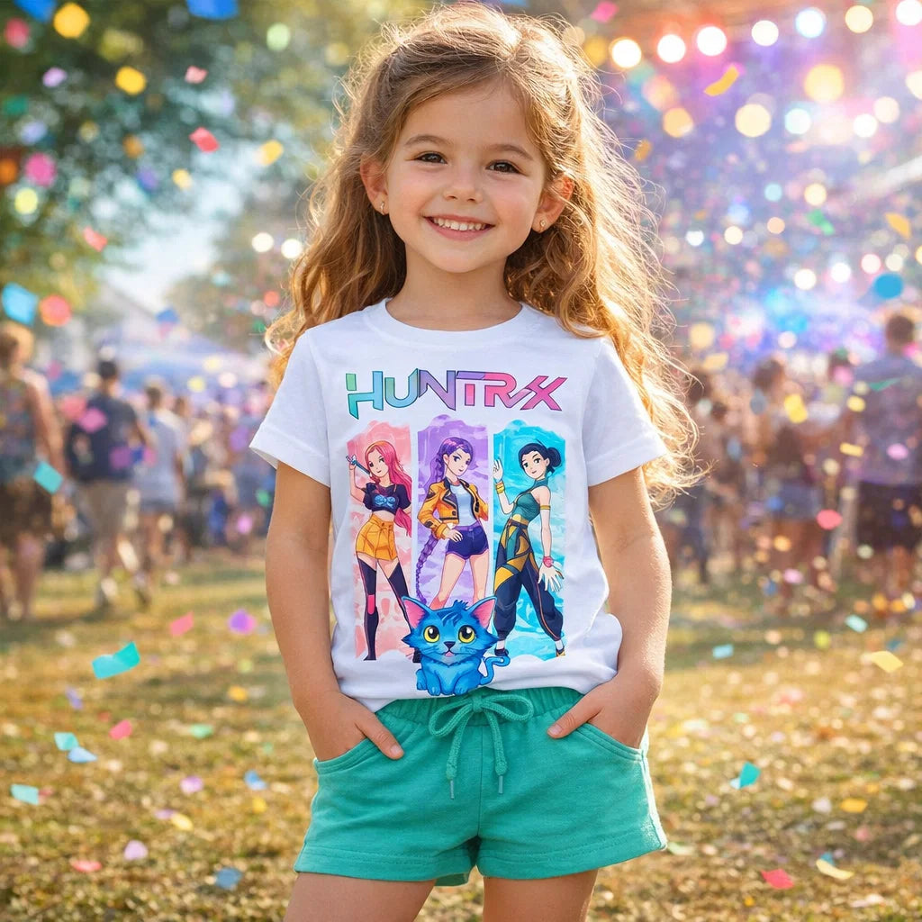 Conjunto short KPOP- Perfecto para Jugar, Salir y Verse Hermosa